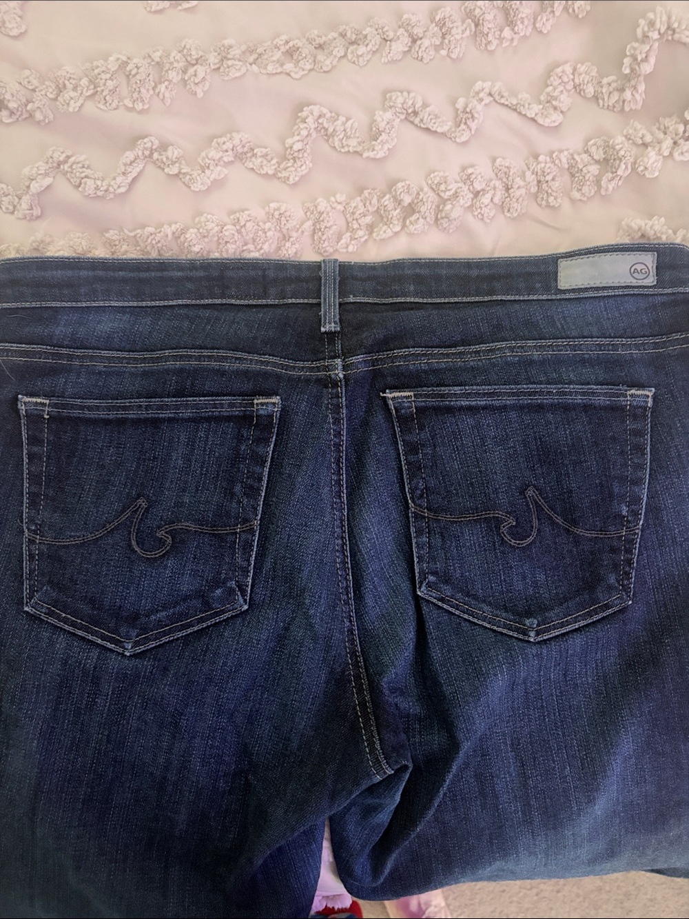 AG the Stilt Cigarette straight leg denim jeans size 32 - Picture 6 of 6